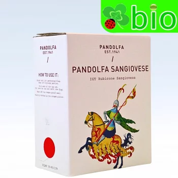 パンドルファ サンジョヴェーゼ　バッグ イン ボックス（3L）BIB PANDOLFA SANGIOVESE NV